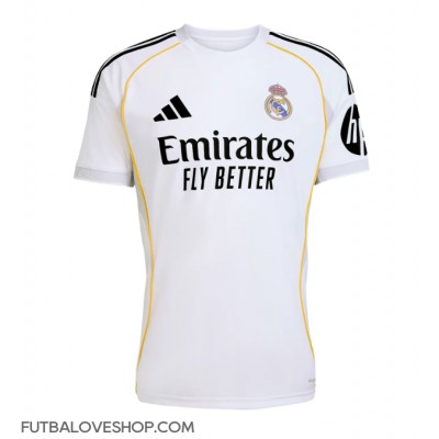 Dres Real Madrid Ferland Mendy #23 Domáci 2025-26 Krátky Rukáv Dres Real Madrid Ferland Mendy #23 Domáci 2025-26 Krátky Rukáv